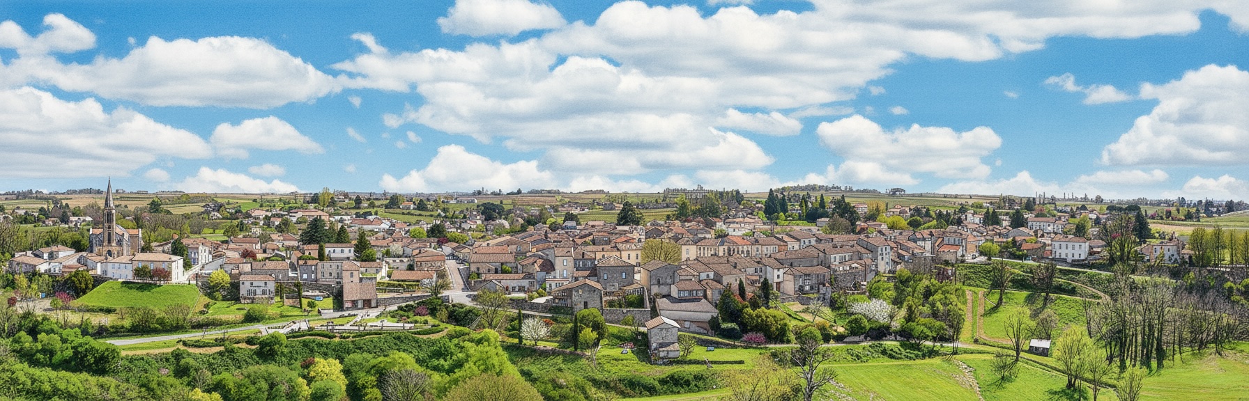 Gensac - Panoramic View